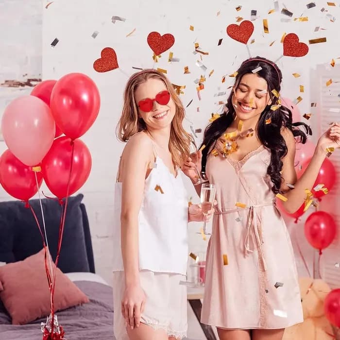 1/2 pièces saint valentin décoration paillettes coeur bandeau lunettes de soleil anniversaire de mariage fête d'anniversaire décor Photo stand accessoires