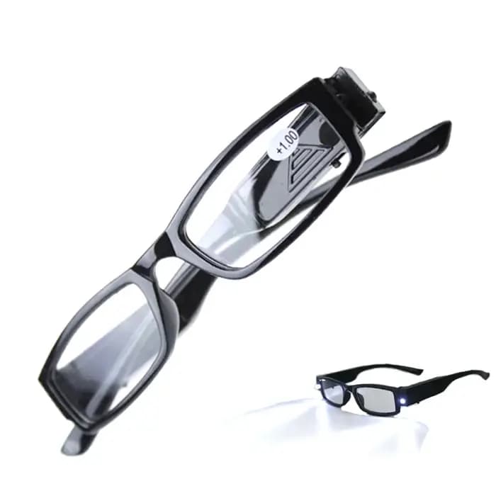 Lunettes de lecture avec lumière LED