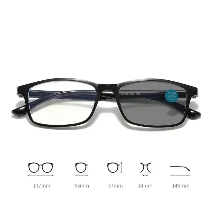Mode hommes en plein air couleur changeante affaires lunettes de lecture photochromique loin vue