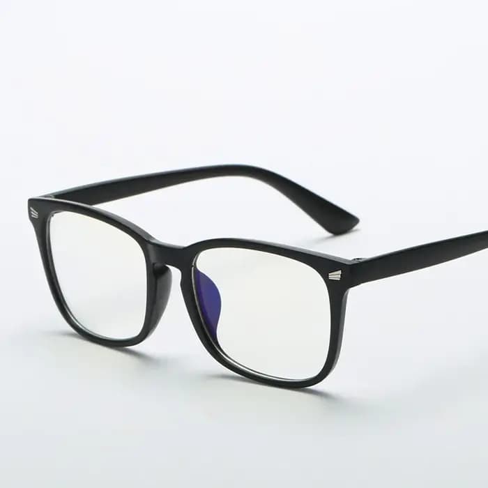 Lunettes carrées unies unisexes pour hommes et femmes, lunettes de protection contre les radiations,
