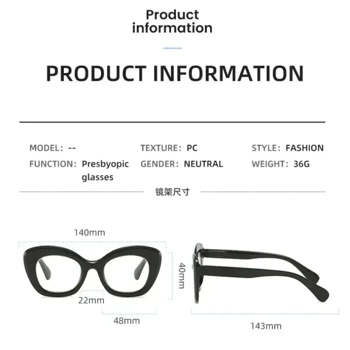 Les lunettes de lecture pour personnes âgées, larges, à la mode et personnalisées, les meilleures ventes pour les personnes d'âge moyen et âgées