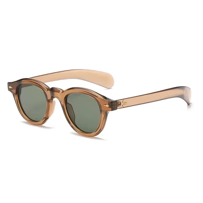 Lunettes de Camping ovales imprimées léopard, Anti-lumière, Vintage, pour ongles de riz, INS hommes