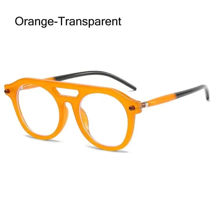 Lunettes de soleil rondes pilote Vintage à Double pont