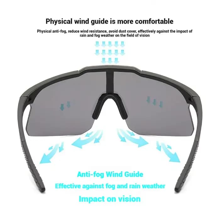 Lunettes de soleil de cyclisme en plein air pour hommes et femmes