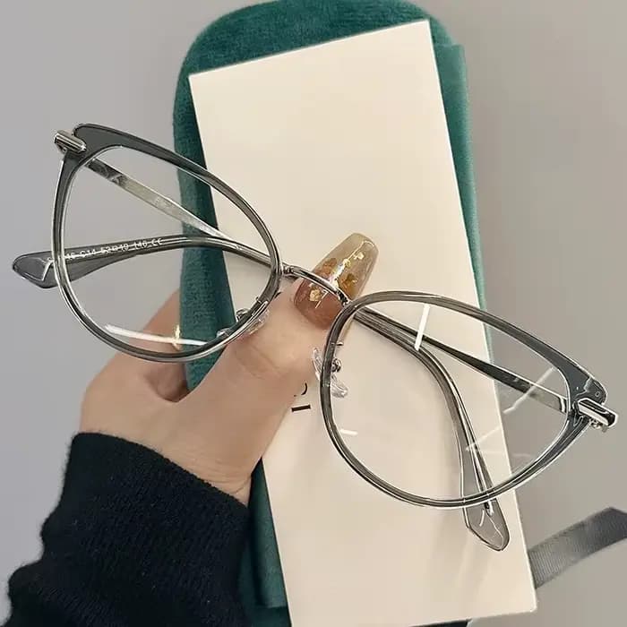 Lunettes de myopie finies œil de chat pour femmes et hommes