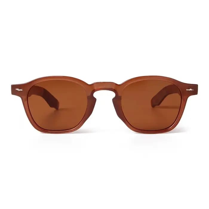 Chimretro-Lunettes de soleil carrées vintage pour hommes et femmes