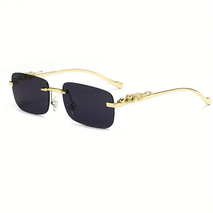 Lunettes de style rétro simple et chic sans monture