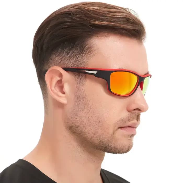 1-2-3 Paires de Lunettes de Soleil Sportives Vintage Tendance pour Hommes et Femmes