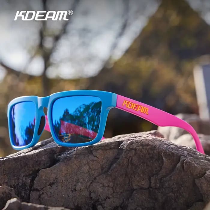Lunettes de soleil polarisées carrées pour hommes de la marque KDEAM