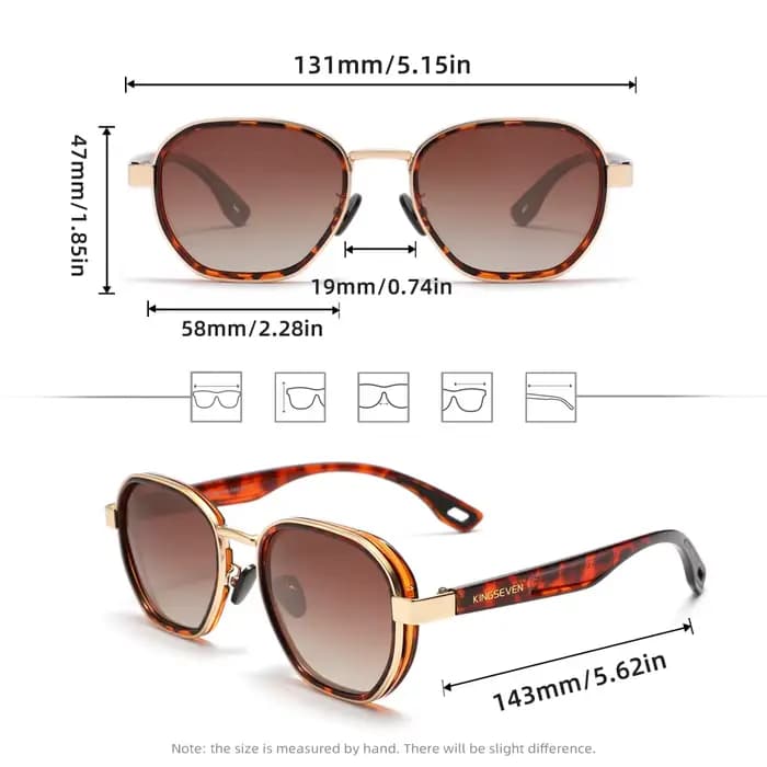 KINGSEVEN marque originale lunettes de soleil hommes polarisées UV400 luxe