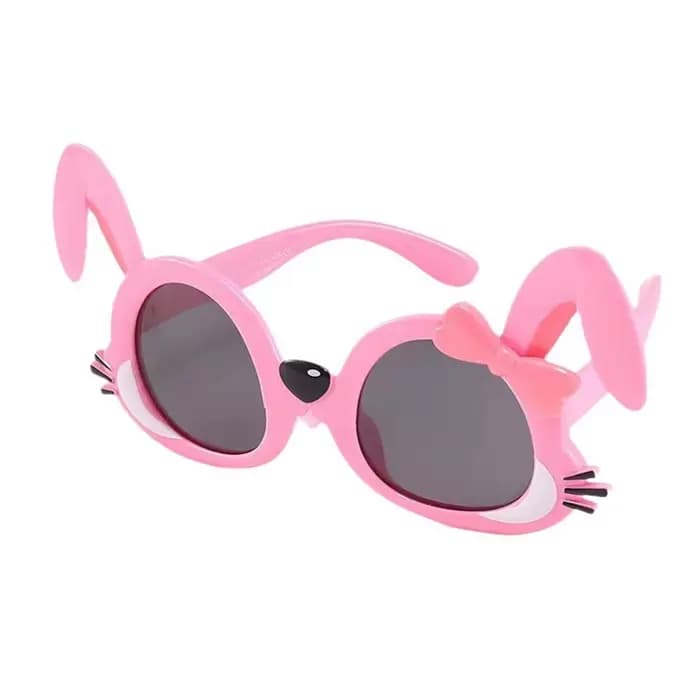 Lunettes de soleil en forme de petit lapin pour filles