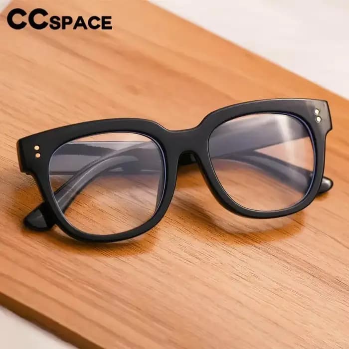 Lunettes à rivets rectangulaires rétro pour hommes et femmes