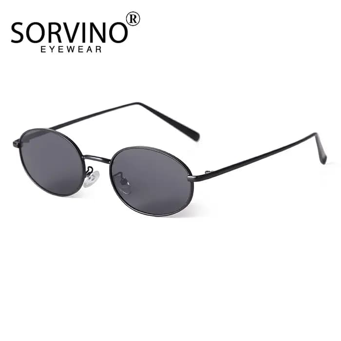 SORVINO rétro petites lunettes de soleil ovales Vintage pour hommes et femmes luxe concepteur unisexe