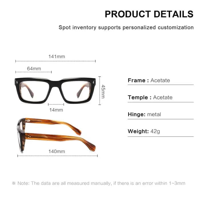 Lunettes de lecture Anti-lumière bleue en acétate