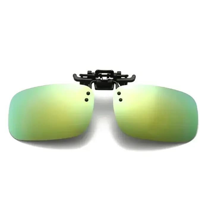 1 pièces Vintage polarisé Clip sur lunettes de soleil pour femmes hommes UV400 HD conduite Vision nocturne myopie