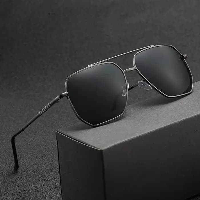 Nouvelle mode hommes lunettes de soleil pilote classique conduite