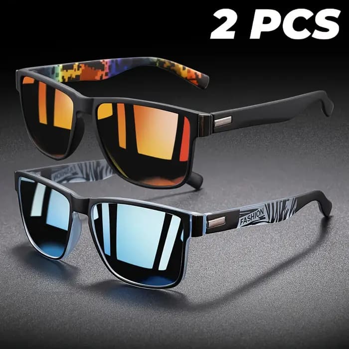 Lunettes de soleil unisexe carrées Vintage lunettes de soleil marque célèbre lunettes de soleil lune