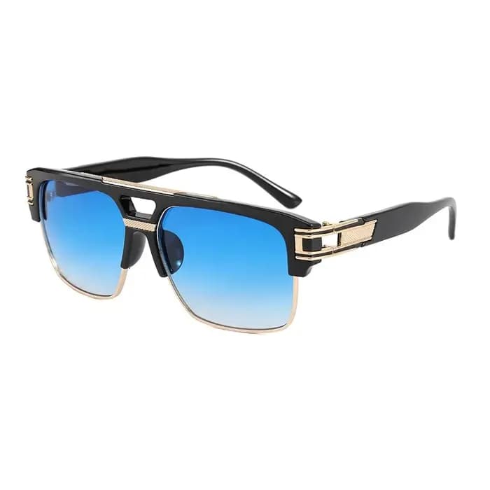 Lunettes de soleil pour hommes de marque de luxe vintage