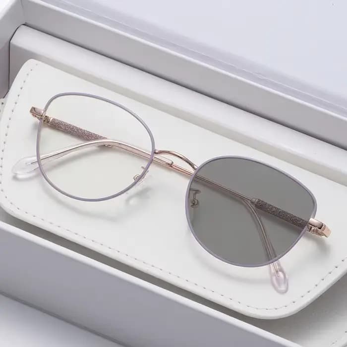 Lunettes de vue photochromiques œil de chat élégantes pour femmes