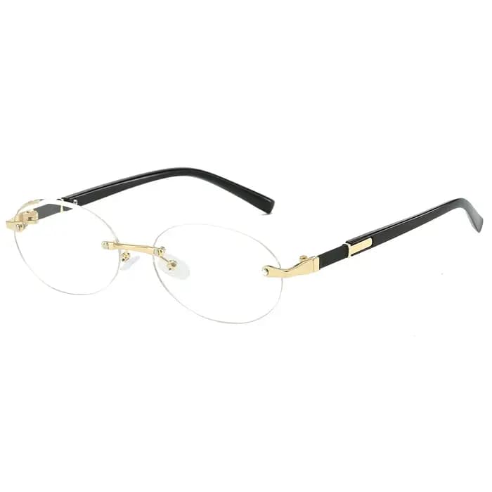 GM LUMIAS lunettes de soleil ovales sans monture nouvelle mode dégradé océan lentilles nuances