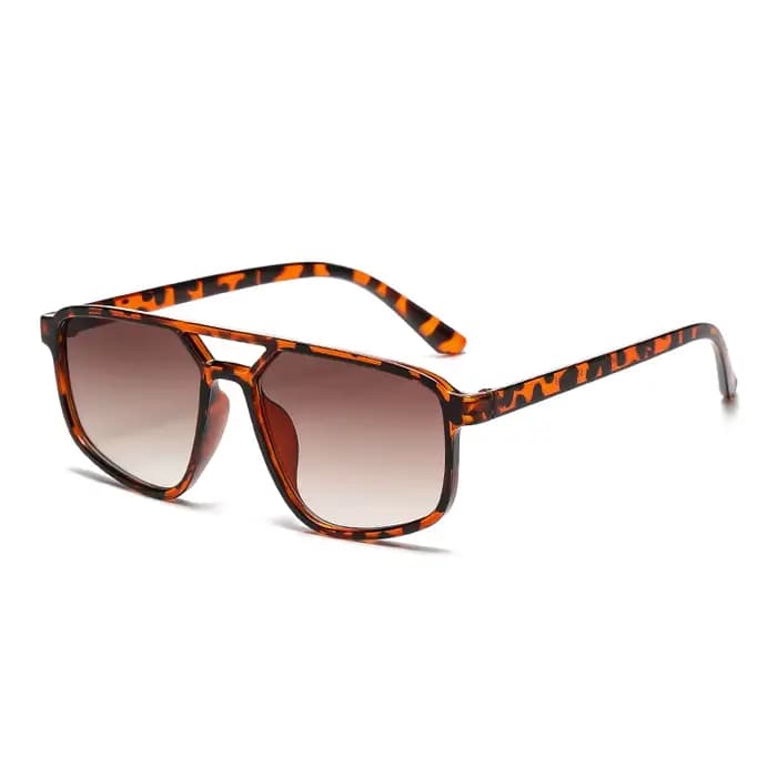 Randonnée Camping Vintage petit cadre carré Anti lumière lunettes femmes hommes marque de mode Double pont