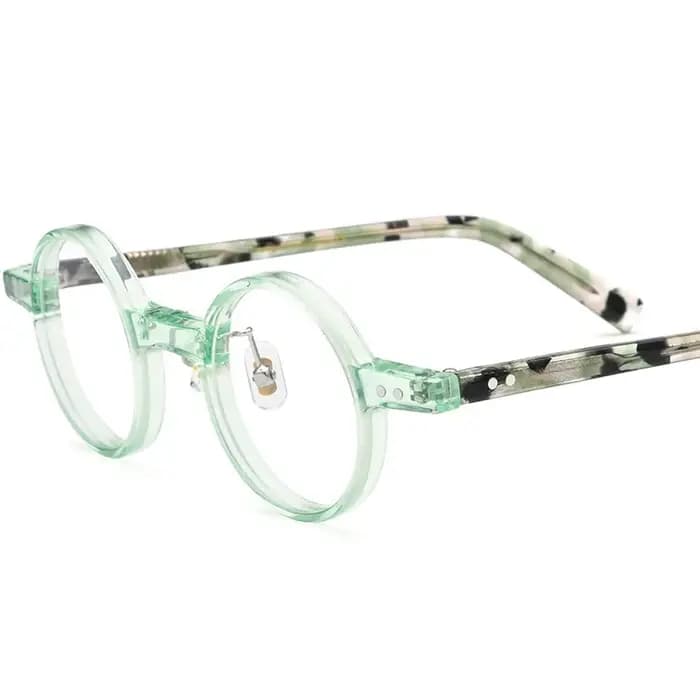 Lunettes optiques rondes en acétate pour hommes et femmes
