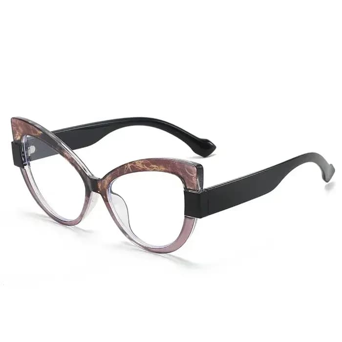 Femmes grandes lunettes de lecture œil de chat à la mode surdimensionné loin vue