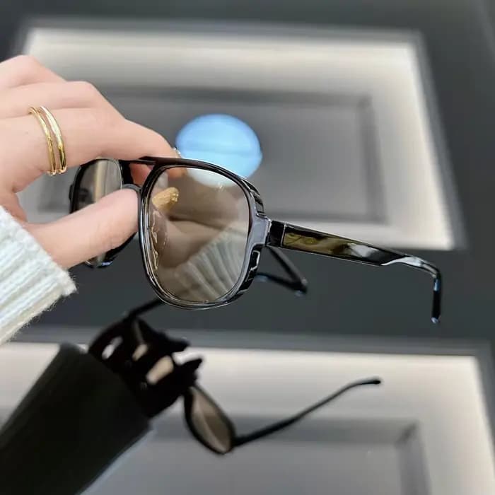 Lunettes de soleil carrées rétro classiques pour hommes et femmes