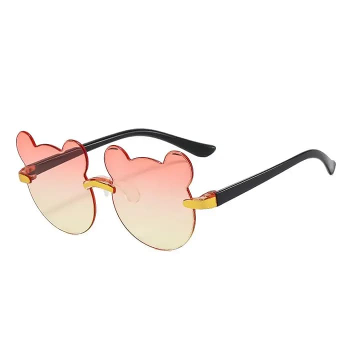 Lunettes de soleil ours de dessin animé mignon pour enfants