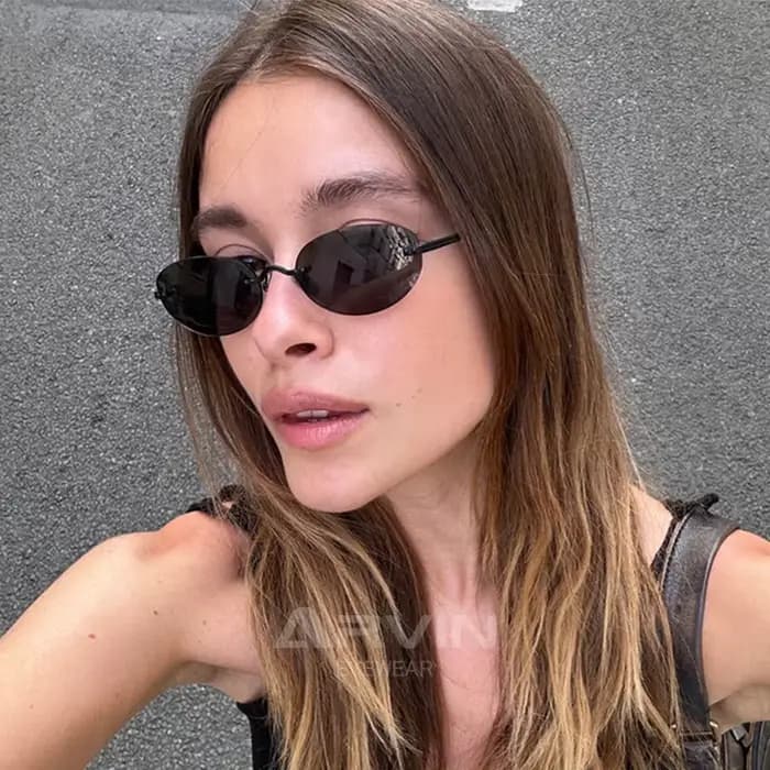 Lunettes de soleil sans monture pour femmes