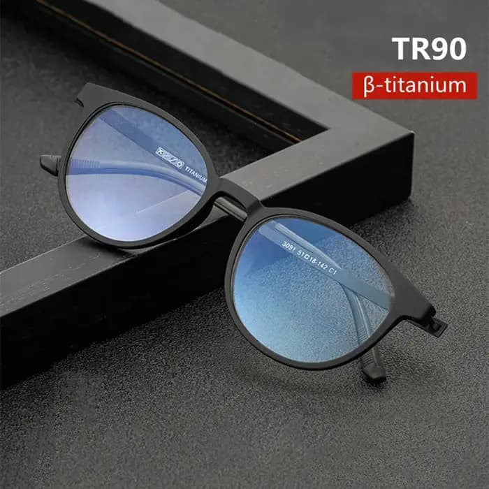 Lunettes de lecture photochromiques pour hommes, Anti lumière bleue, presbytie, monture ronde, chang