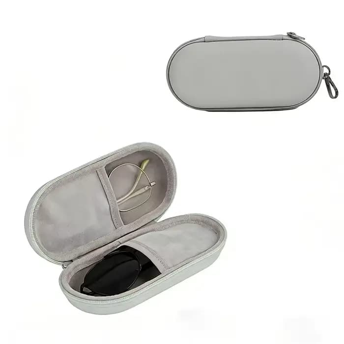Boîte de rangement portable pour deux paires de lunettes
