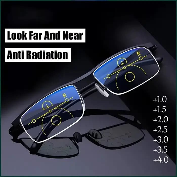 Lunettes de lecture multifocales progressives pour femmes et hommes