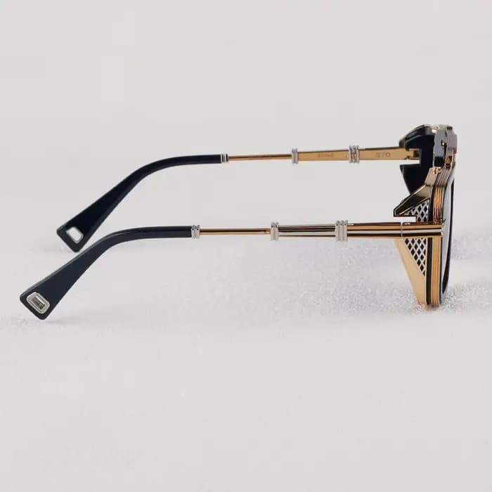 Gto – lunettes de soleil dégradées à monture épaisse en alliage carré pour hommes et femmes