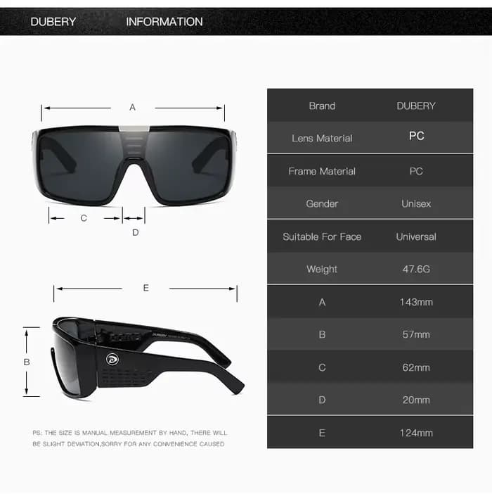 DUBERY lunettes de soleil hommes rétro mâle