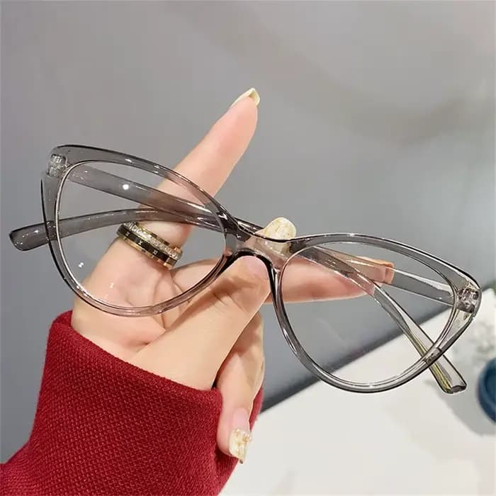 Lunettes Anti-rayons bleus pour femmes, mode œil de chat, lunettes d'ordinateur, grande monture, soins de la Vision, blocage de la lumière bleue