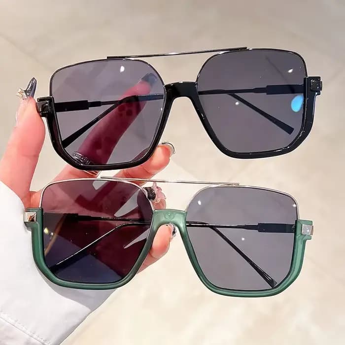 Lunettes de soleil Vintage surdimensionnées pour hommes et femmes