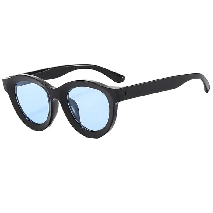 Randonnée 2024 nouveau ovale épais mode Anti lumière lunettes hommes femmes Punk marque rétro