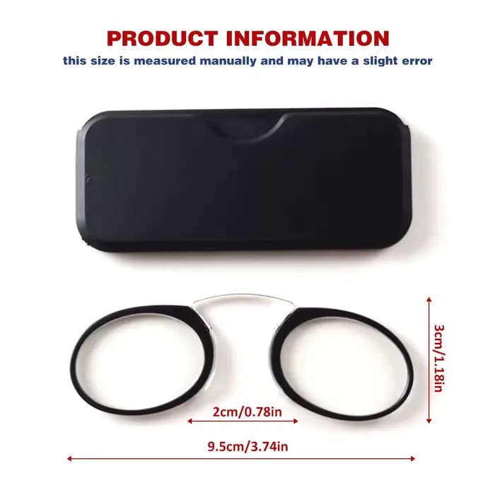 Lunettes de lecture à clipser pour le nez