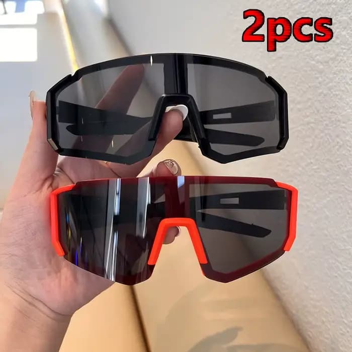 1/2 pièces lunettes de soleil de cyclisme femmes UV400 Anti-sable protecteur des yeux