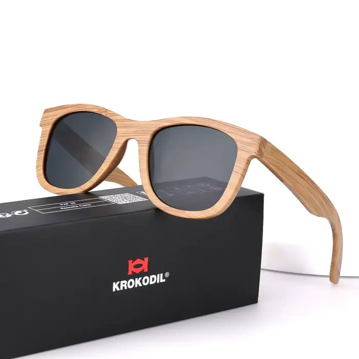 Plastiques bois bambou lunettes de soleil hommes femmes classique mode UV400 Vintage conduite lunett