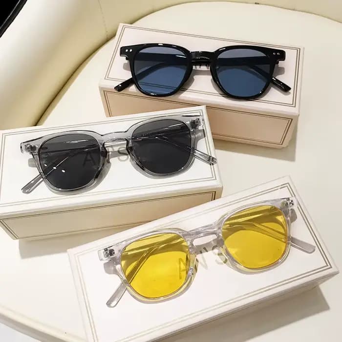 Nouveau Vintage carré lunettes De soleil femmes hommes marque De luxe petites lunettes De soleil ron