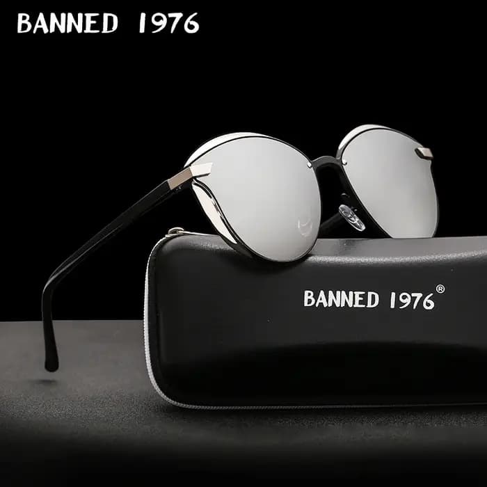 Lunettes de soleil polarisées de luxe pour femmes, tout nouveau Design, œil de chat, monture métalli
