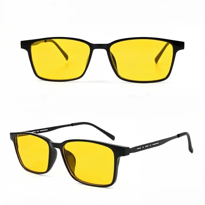 1 paire de lunettes anti-lumière bleue 99% orange pour le sommeil - Anti-fatigue - Adaptées aux écrans | Jeu
