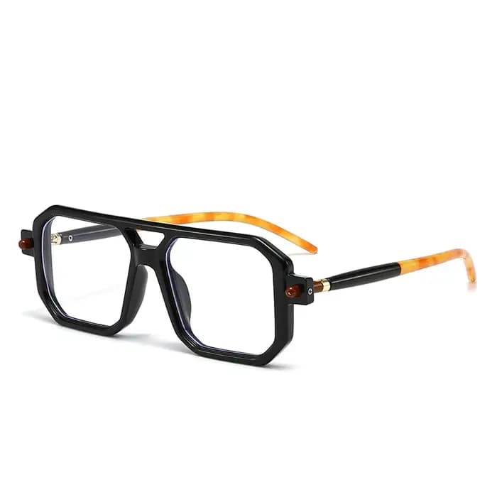 Lunettes de soleil polygonales rectangulaires tendance pour femmes et hommes