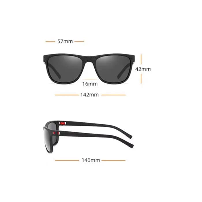Lunettes de soleil polarisées anti-absorbe ouissement pour hommes