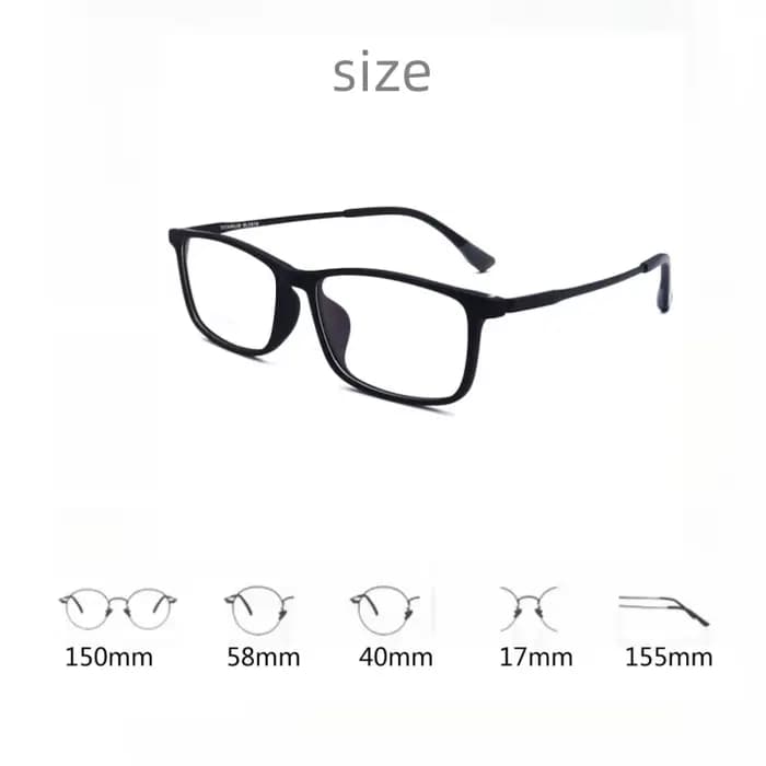 β titane monture de lunettes Ultra léger carré grand visage hommes lunettes cadre titane jambe optiq