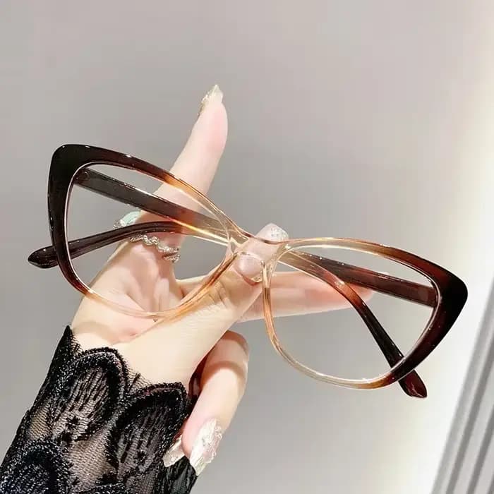 Lunettes de vue œil de chat violet, lunettes optiques anti-lumière bleue, cadre papillon, lunettes d