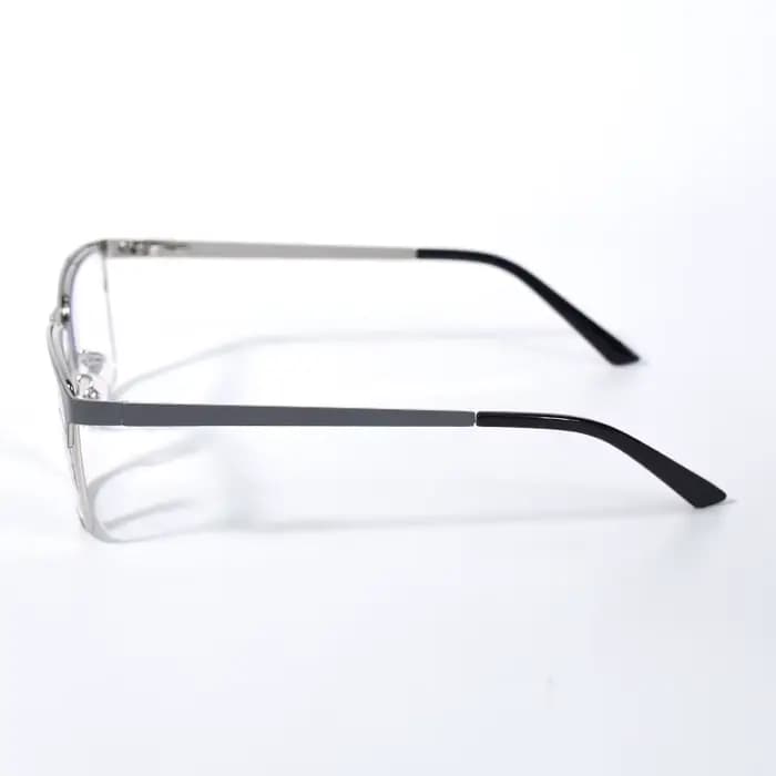 Lunettes de lecture progressives à monture grise pour hommes