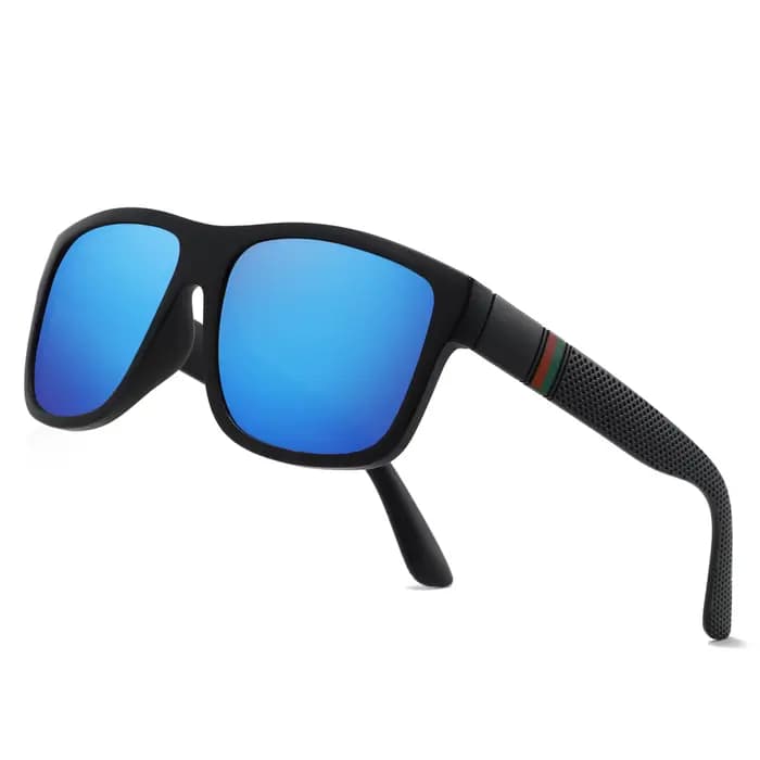 Marque classique hommes femmes carré UV400 lunettes de soleil en plein air